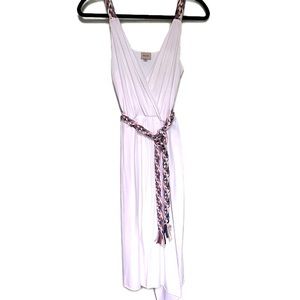 Ella Moss Faux Wrap Tank Dress White XS